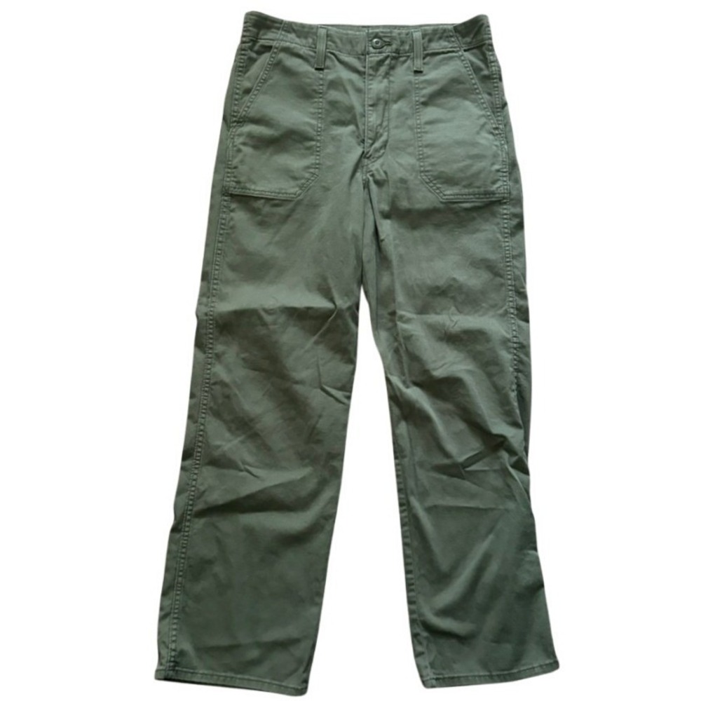 Levi's Women's Utility Pants Sz 29X29 Green Stretch